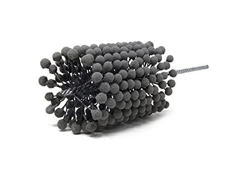 Image of Brush Research GBD414120Z25 FLEX-HONE, 4-1 /4 inch (108mm) Diameter, 120 Grit, Zirconia Alumina #1525, for Low Carbon to Medium Carbon Steels, Stainless Steel and Cast Iron