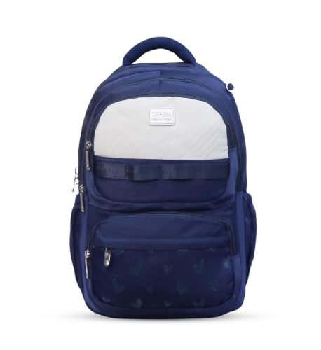 Image of ADSON kawaii Girls Travel School Bag|Backpack Of Large Capacity Aesthetic Stylish Girls Korean Laptop Bag Rucksack for School |College Bags Cute Bookbag for Teens Water Resistance 18 Inches