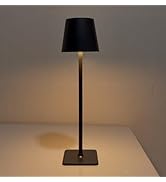 USB Rechargeable Portable LED Desk & Table Lamp – Cordless Touch-Control Battery-Powered Lamp wit...