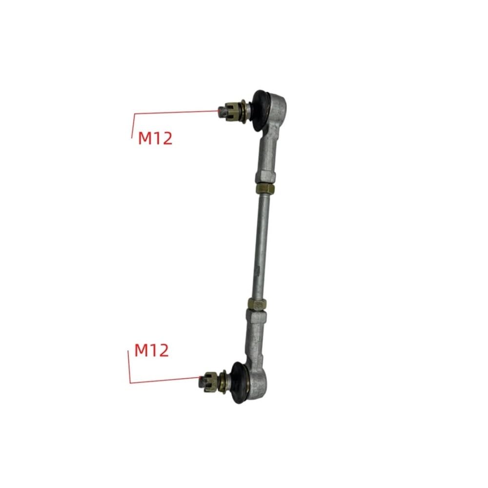Końcówka kulowa drążka kierowniczego M12 z drążkiem do quada ATV Bas Hum LONC o pojemności 250 cm3 | 12mm M12 końcówka drążka kierowniczego z prętem ATV Bas Hum 250 LONC Jianshe statek 250cc ATV zapasowy Quad