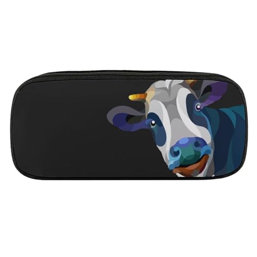 ペンケース 筆箱 大容量 軽量 牛柄 動物 筆入れ ふでばこ ペンポーチ 多機能 コンパクト シンプル おしゃれ 中小学生 高校生 女の子 男の子