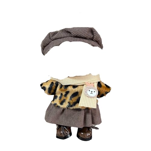 Puppenbekleidung Set für 17cm Labubu Puppen, Labubu Kleidung, Outfit -Set...