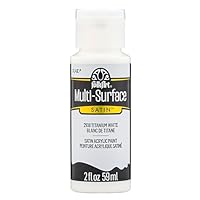 Delta Creative multisurface paint, 2 oz, Titanium White
