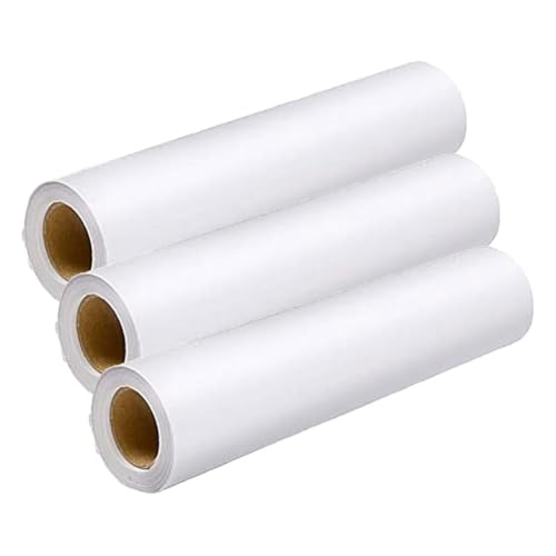 Image of HTVRONT Heat Transfer Vinyl White HTV Rolls - 12 inch x 20ft White Iron on Vinyl for All Cutting Machines, HTV Vinyl for Shirts - Easy to Cut & Weed for Heat Transfer Design (Pack of 3)