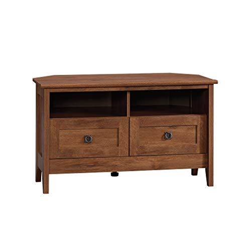 Sauder August Hill Corner Entertainment Stand, Oiled Oak Finish (410627)