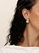 House of Hunter Gold and Turquoise Stud Statement Earrings – Elegant Lightweight Fashion Jewelry for Women