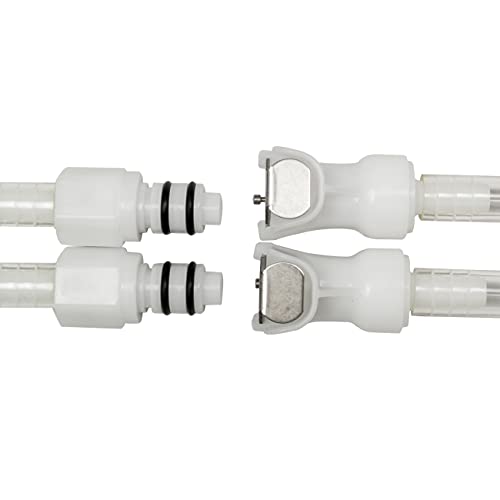 Ironstar Quick-Disconnect Hose Barb Insert，Plastic Quick Connect Male/Female Coupling Connector,Apply To 1/4" Inner Diameter Hose,2 Female Connectors And 2 Male Connectors (2) #TOP4