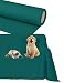 Byour3 - Salva Divano GranFoulard Copridivano IMPERMEABILE 3 4 2 Posti Cotone Misto per Cani Gatti Animali Bambini Lavabile Teli Arredo Copritutto Divano Penisola (Petrolio, 2/3 posti 300 x 300 cm)