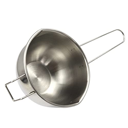 HEMOTON Pot de Fusion en Acier Inoxydable Double Chaudière pour Le Chocolat La Bougie Et La Fabrication de Bonbons Cover