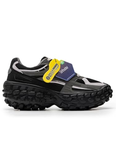 Image of Bacca Bucci Colossus Men's Chunky All-Terrain Sneakers with Rugged Outsole & Ortholite Insole | Outdoor Trail Walking Shoes | Breathable Mesh & Synthetic Uppers