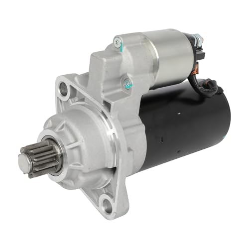 Image of SCITOO Starter Motor 17972 for Volkswagen for Beetle 2.0L for CC for Golf 2.0L 2010-2014 for Jetta 2.0L 2009-2014 for Passat 2.0L 2012-2013 for Passat PMGR 12V 1.7kW CCW 10 Tooth