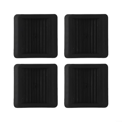 Rubber Anti Slip Furniture Caster Stopper For Pads Designed to Stop Movement of Furniture with Rollers and Protect Floors from Scratches and Damage on Various Surfaces (4PCS)