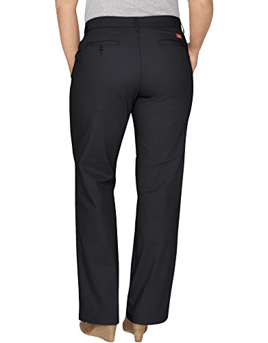 Dickies Women's Plus-Size Relaxed Straight Stretch Twill Pant2
