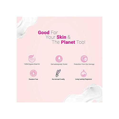Dabur Gulabari Moisturizing Body Lotion - 400ml For Dry & Dull Skin, Made with 100% Organic Rose Oil, Dermatologically Tested and Paraben Free - Image 4