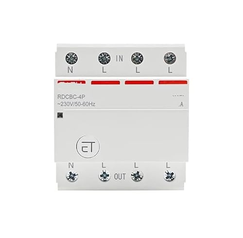JNVFTCUX RDCBC-1/2/4P Circuit Breaker Intelligent Timer Relay Switch Voice Remote Control(80a,RDCBC-4P)
