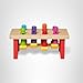 Melissa & Doug Deluxe Pounding Bench Wooden Preschool Learning Toy with Mallet