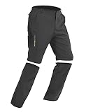 【DESIGN CLEVER】 O zíper transforma calças compridas em shorts que você pode usar em qualquer estação, para atender aos diversos requisitos para o;