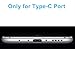 Hitefu 50 Packs USB C Port Cover, Silicone Charging Port Plug, Black Type C Dust Plug Compatible with iPhone 15,16 Series, Galaxy S24-S22, Other USB C Port