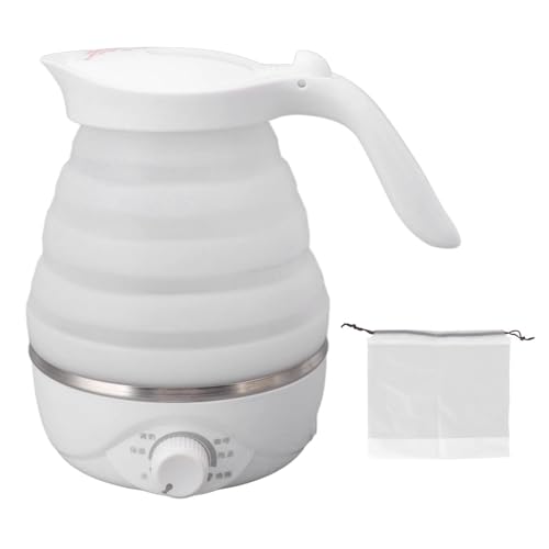 Hervidor eléctrico plegable portátil 0.7L con control de temperatura miniatura 1