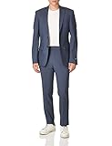 DKNY Men's All Wool Slim Fit Suit