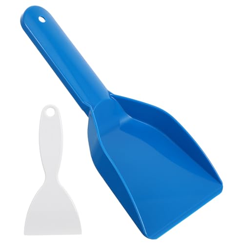 MOTHNUR 1 Juego Herramientas De Limpieza para Quitanieves Nevera Nieve Molde De Hielo Ice Scraper Herramienta De Limpieza Raspador De Hielo Pala De Hielo del Refrigerador Páginas 2 Piezas