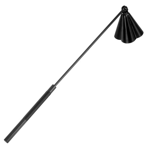 Cabilock Spegni Candele in Acciaio Resistente con Manico Lungo Ergonomico Estintore per Candele Profumate e Grandi Strumento Sicuro per Spegnere la Fiammella Uso Domestico e Eventi