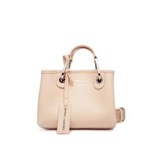 Emporio Armani Mini sac cabas avec imprimé cerf MyEA Rose