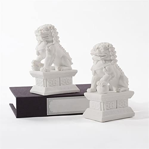Sujetalibros de león para estantería con separadores de libros de estilo chino 6