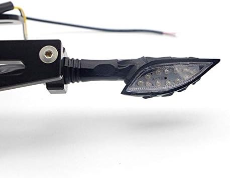 Miniatura 6 de LuckyMAO Funda y molduras para placa de matrícula Accesorios para motocicleta Yamaha R1 2014 Mt 125 Cygnus 125 Cygnus X125 Raptor 350 Bajaj Dominar