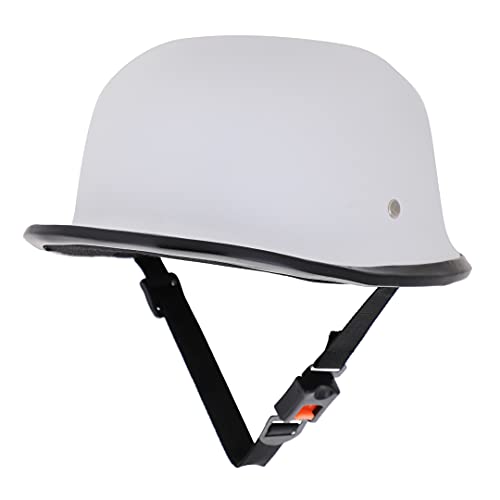 Image of Sage Square German Multi-Purpose Half Helmet (White Matte) (Non-Motorized)