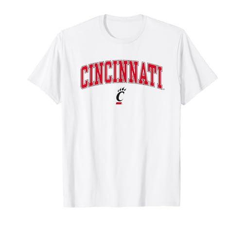 Cincinnati Bearcats Arch Over Logo Officially Licensed T-Shirt Small