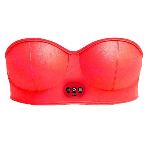 Masseur de sein électrique – Masseur de croissance mammaire, appareil de beauté chauffant intelligent | Rehausseur de sein électrique sans fil, soins du corps USB avec 3 réglages de vibration pour fem