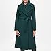 KARL LAGERFELD Paris Women's Outerwear belted maxi,emerald,small