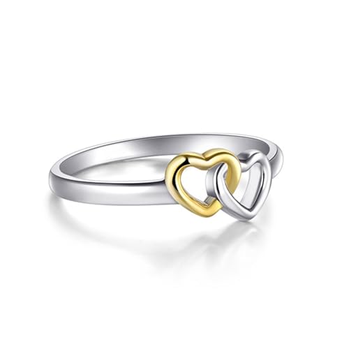 Anillo de boda de oro amarillo 14K Au585 grabado para mujer Wycian