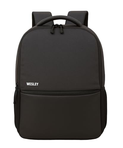 Image of Wesley Milestone 2.0 Casual Waterproof Laptop Backpack/Office Bag/School Bag/College Bag/Travel Backpack (Dimensions:13x18 inches) (Compatible with 39.62cm(15.6inch laptop) 30 L, Charcoal black