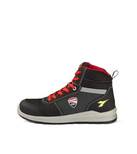 Diadora Utility Unisex Speedy Race Mid S3s Fo Sr Sc Met Free Brandschutzschuhe, Black Gray C2541, 42 EU Diadora Utility Unisex Speedy Race Mid S3s Fo Sr Sc Met Free Brandschutzschuhe, Black Gray C2541, 42 EU