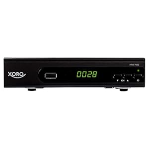 Xoro HRK 7660 HD digitale kabel-tv-ontvanger (HDMI, SCART, USB 2.0, LAN, PVR Ready, Mediaspeler) Zwart