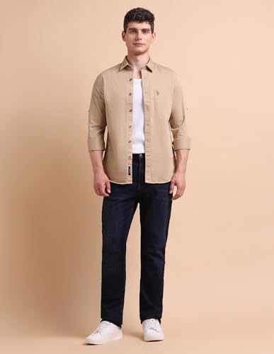 Image of U.S. Polo ASSN. Denim Jeans for Men - Slim Straight Fit, Mens Jeans for Office & Regular Wear