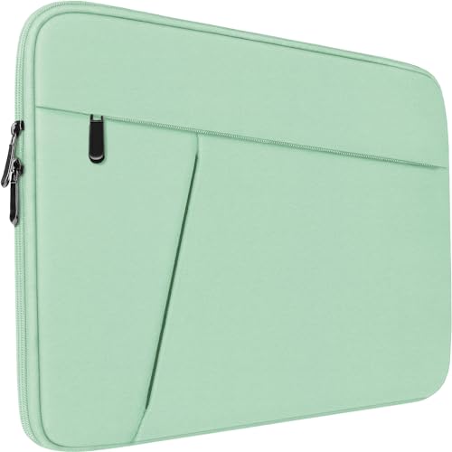 Image of Laptop Case 15.6 inch, Shockproof Protective Computer Carrying Cover with Front Pocket, Briefcase Handbags Laptop Sleeve for 15.6 inch HP, Dell, Acer, Asus, Notebook, Light Blue