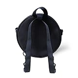 Sannovo Women Novelty Round Clock Shape Zippered Clock Purses for Women Tote Handbag Shoulder Bag, Gift for Mom Girlfriend, 10-clock With Rose-off White, L - Image 8