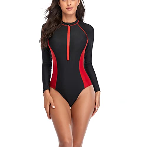Maillot de bain surf manches longues femme pour galber la silhouette
