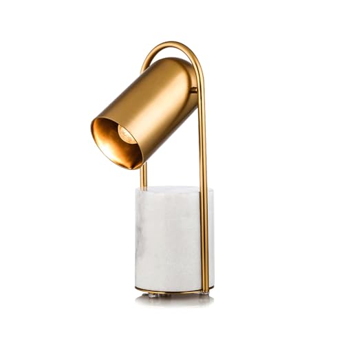 Lampe de table d'appoint en marbre pour éclairer un coin lecture sombre