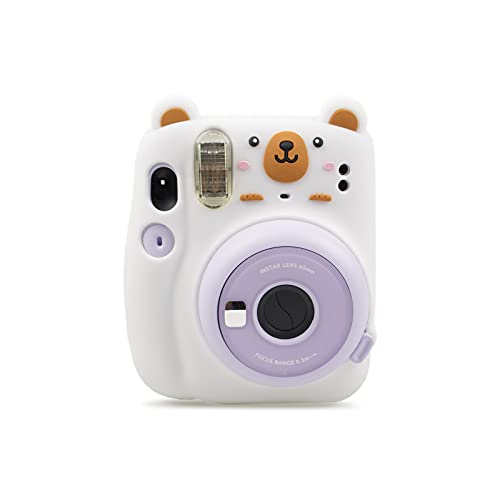 HIYQIN �`�F�L mini11�P�[�X�AFUJIFILM instax mini11��p�P�[�X �V���R�J�o�[ �_�炩���V���R���f�� ���킢�� �ی�P�[�X(�����F)