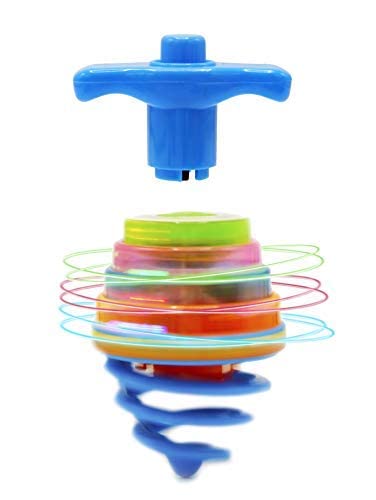 Hanukkah Dreidel Musical Bouncing Light-Up Dreidel Hanukkah Toys - Assorted Colors #TOP7