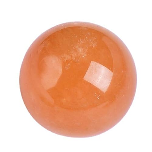 Boule de citrine polie 80mm : attirez l'abondance et décorez votre bureau