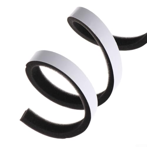 Hosrivae Tira de sellado para puerta, esponja + viscosa + papel burlete resistente a la intemperie para reducción de ruido, viento y lluvia, 1,5 cm o 3 cm de ancho (3 cm, 1 rollo)