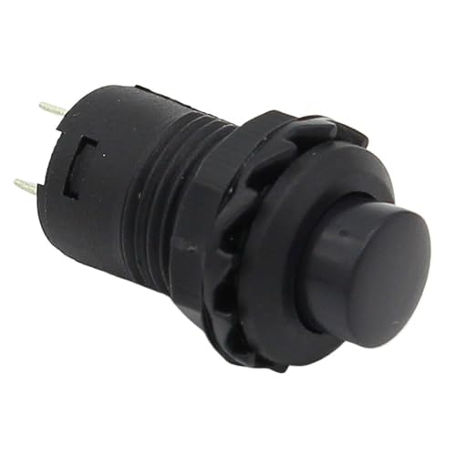 Interruptor pulsador momentáneo 12mm botón con retorno automático verde negro amarillo