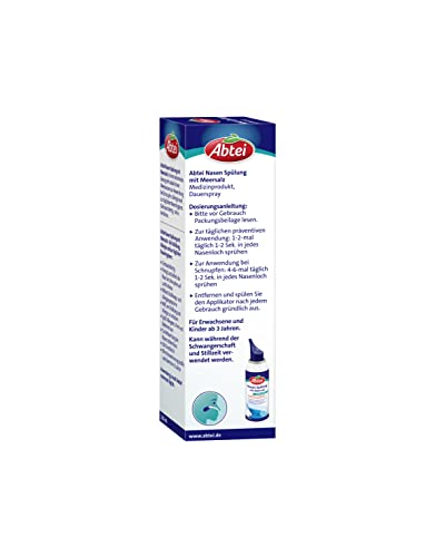 ABTEI Nasenspülung mit Meersalz - Meerwasser Nasenreiniger - 100 ml – Ansicht 6