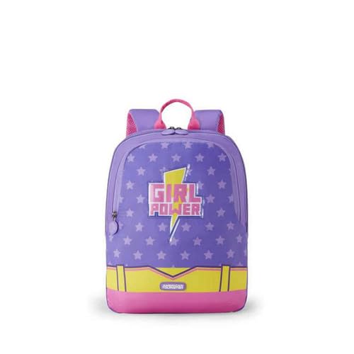 Image of American Tourister Swiddle 4.0Bp Buterfly Ylw, Kids Activity Backpack, Age 4-6 Years, 2 Full Compartments