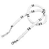 TOPPERFUN Collar de Arcilla Choker para Hombre Cadena de Clavícula Estilo Hip Hop Diseño Sencillo y Ligero Accesorio Versátil para Fiestas y Uso Diario